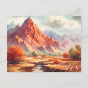 koop rood Travel  Colorado Springs Briefkaart