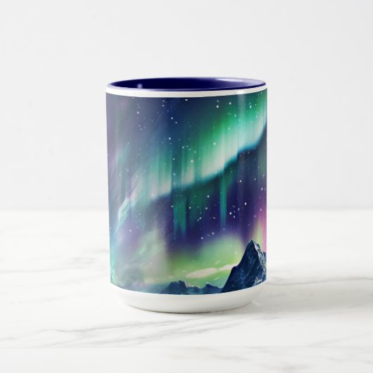 Koop ruimte-thema noorderlicht mok (Midden)