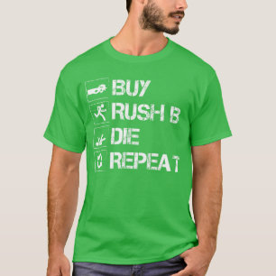 Koop rush B herhaal grappige cs gamer ga insider c T-shirt