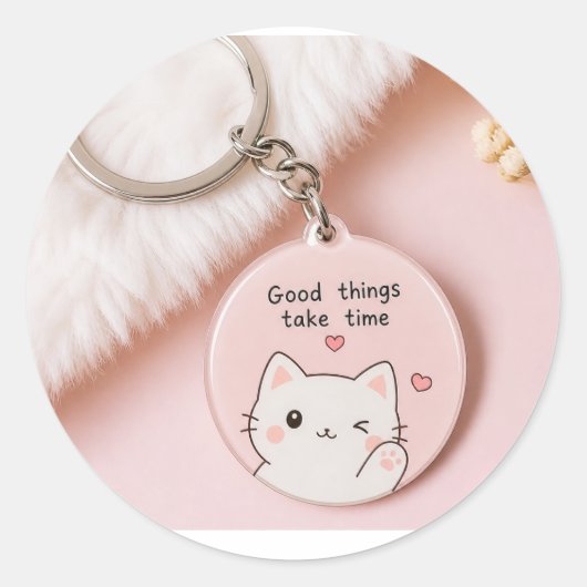 koop sleutelhanger ronde sticker (Voorkant)