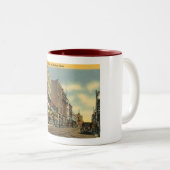 Koop St., New Bedford, Massachusetts Tweekleurige Koffiemok (Voorkant rechts)