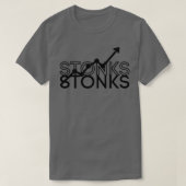 Koop Stonks Stock Trading Money Crypto T-shirt (Design voorkant)