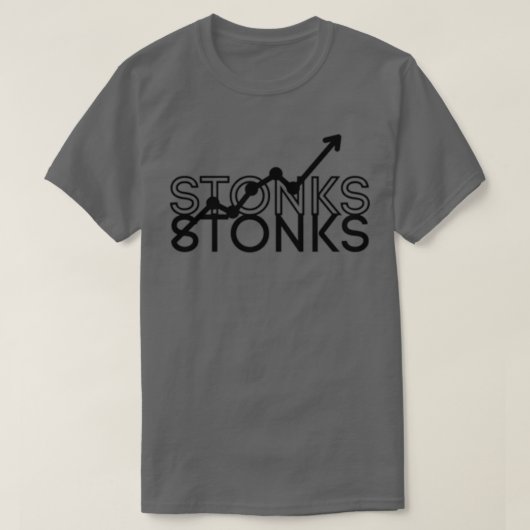 Koop Stonks Stock Trading Money Crypto T-shirt (Design voorkant)
