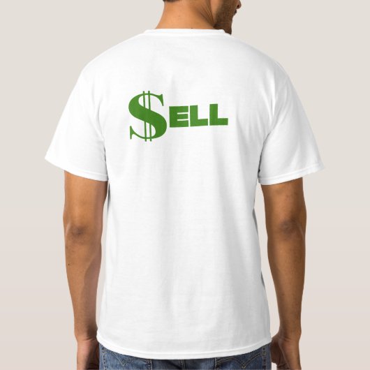 Koop T-shirt met bitmunt - ₿ - Terug $ell (Achterkant)