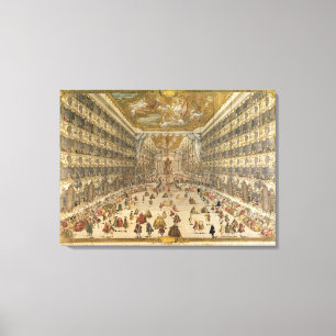 Koop ter ere van de geboorte van de Archduke Pietr Canvas Afdruk