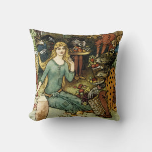 Koop van ons met een gouden curve kussen