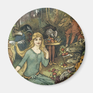 Koop van ons met een gouden curve magneet