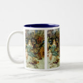 Koop van ons met een gouden curve tweekleurige koffiemok (Links)