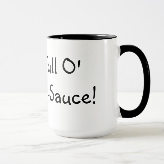 Koop volledig O' Geweldige-Sauce! Mok (Rechts)