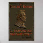 Koop vrijheidsobligaties - Abraham Lincoln Poster (Voorkant)
