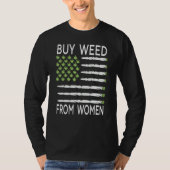 Koop Wiet Van Vrouw USA Vlag T-shirt
