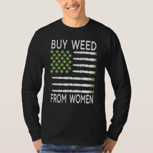 Koop Wiet Van Vrouw USA Vlag T-shirt