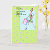 Koop zelf een verjaardagskaart kaart (Gele Bloem)