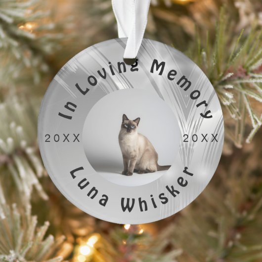 Koopbaar kattenfotogeheugenframekunst ornament (Boom)