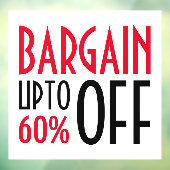 Koopje Korting Raamsticker (Vel 3)