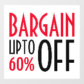 Koopje Korting Raamsticker (Vel)