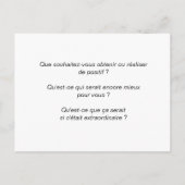 Koopkaart "Positieve doelen" Briefkaart (Achterkant)