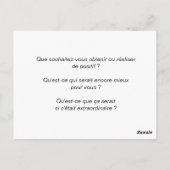 Koopkaart "Positieve doelen" Briefkaart (Achterkant)