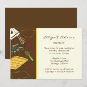 Kooppartij - uitnodiging van de partij van Birthda (Voorkant / Achterkant)