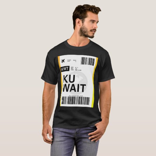 Kooppas Koeweit T-shirt (Voorkant volledig)