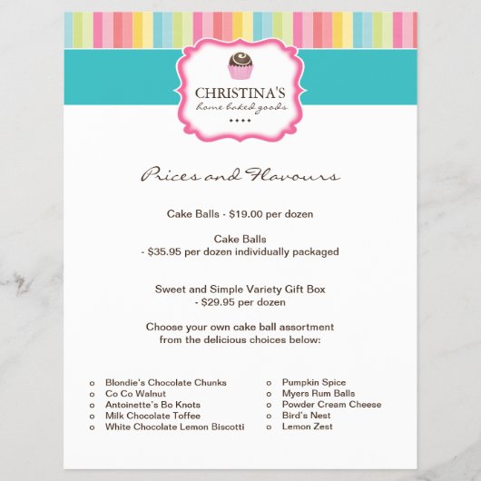 Koopprijslijstbrochure sluiten flyer (Voorkant)