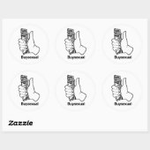 Koopseksueel Ronde Sticker (Vel)