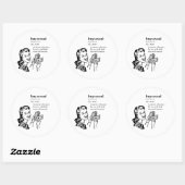KOOPSEKSUEEL RONDE STICKER (Vel)
