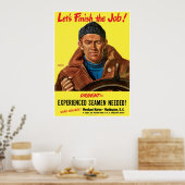  koopvaardijschepen poster (Keuken)