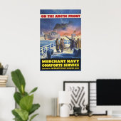 Koopvaardijvloot Arctisch Front Poster Groot-Britt (Thuiskantoor)