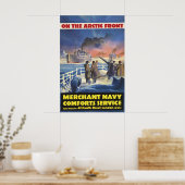 Koopvaardijvloot Arctisch Front Poster Groot-Britt (Keuken)
