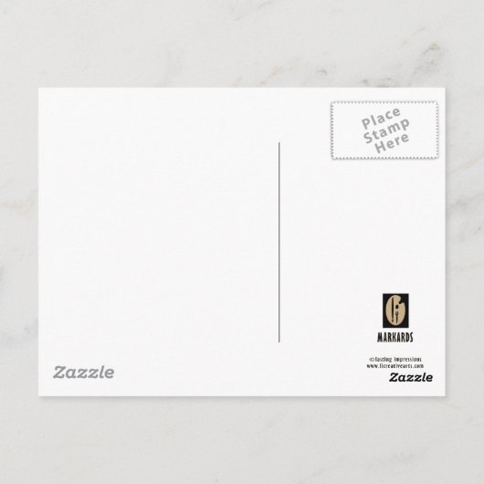 koor briefkaart (Achterkant)