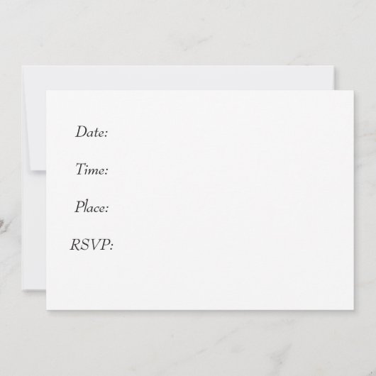 koor kaart (Achterkant)