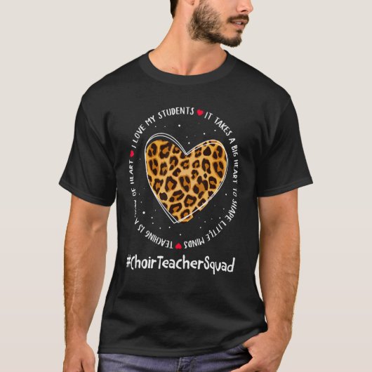 Koor Leraar Squad Admin Waardering Week Terug T T-shirt (Voorkant)