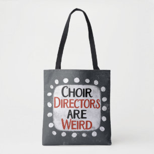 Koor regisseurs zijn rare Canvas tas