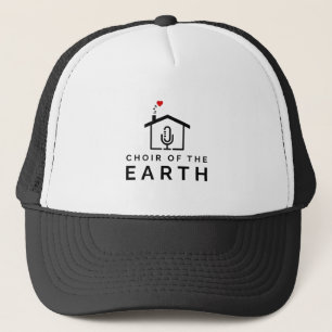 Koor van de Aarde Logo - Gedrukt Honkbal Trucker Pet