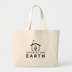 Koor van de Aarde logo Grote Tote Bag