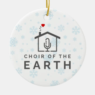 Koor van de Aarde Logo - Winterkerst - Keramisch Ornament