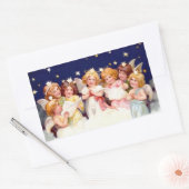 Koor van Engelen Rechthoekige Sticker (Envelop)