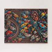 Koor van gevederde dromen in bloeiende harmonie legpuzzel (Horizontaal)