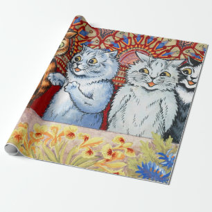 koor van Louis Wain Cadeaupapier
