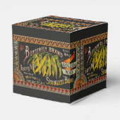 Koord-Bean-etiket Grogetable Land Bedankdoosjes (Achterkant)