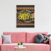 Koord-Bean-etiket Grogetable Land Canvas Afdruk (Insitu (Woonkamer))