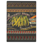 Koord-Bean-etiket Grogetable Land Klembord (Achterkant)