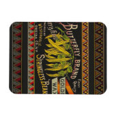 Koord-Bean-etiket Grogetable Land Magneet (Horizontaal)