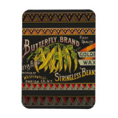 Koord-Bean-etiket Grogetable Land Magneet (Verticaal)