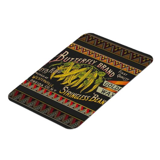 Koord-Bean-etiket Grogetable Land Magneet (Linkerzijde)