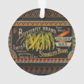 Koord-Bean-etiket Grogetable Land Ornament (achterkant)