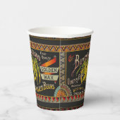 Koord-Bean-etiket Grogetable Land Papieren Bekers (Rechts)