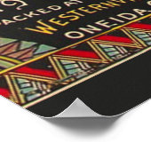 Koord-Bean-etiket Grogetable Land Poster (Hoek)