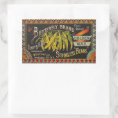 Koord-Bean-etiket Grogetable Land Rechthoekige Sticker (Tas)